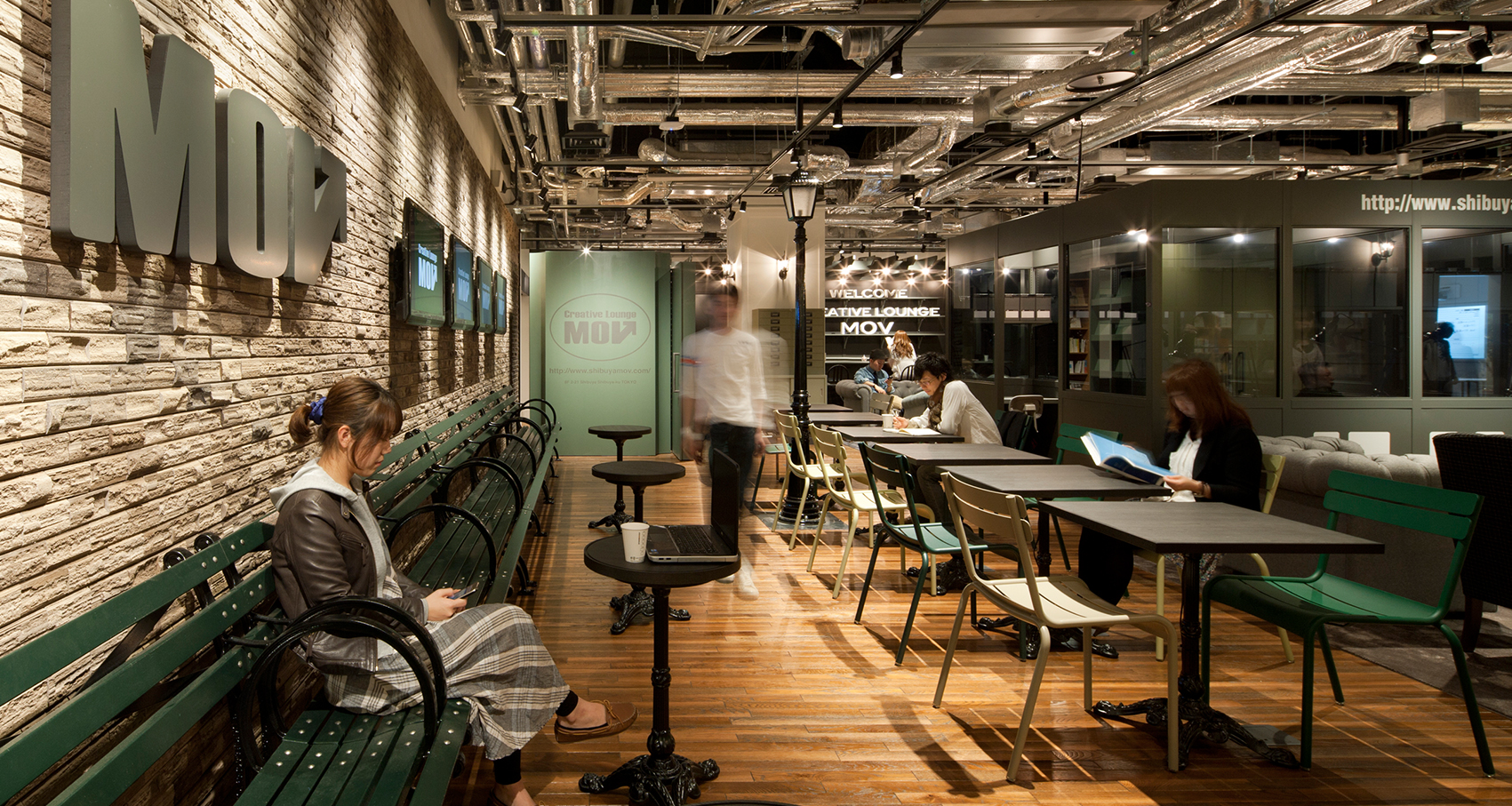 Started Creative Lounge MOV a Co-working space in the heart of Tokyo; Shibuya